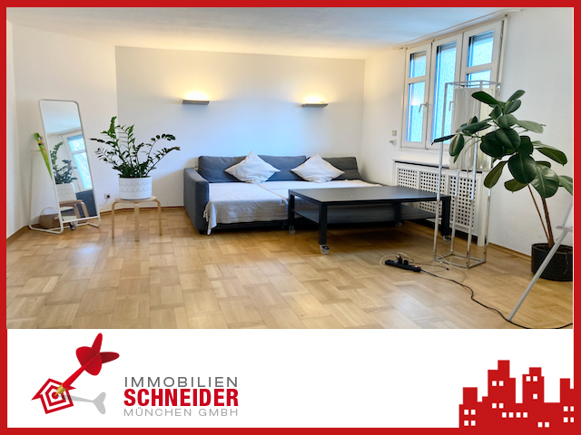 IMMOBILIEN SCHNEIDER – Moosach – schöne 2 Zimmer Wohnung mit Parkett, Balkon und EBK